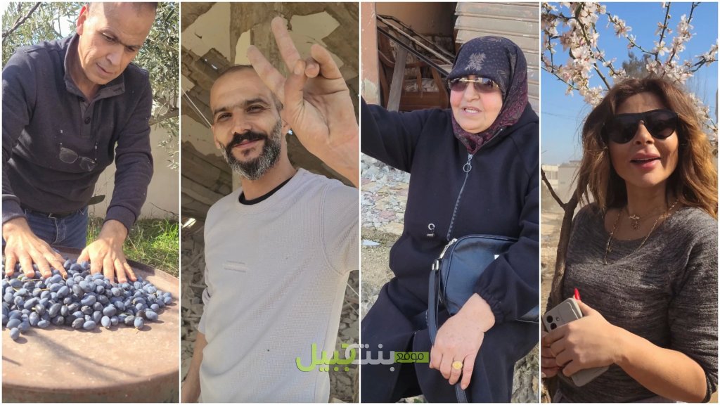 بالفيديو/ عيترون اليوم بعد وصول أهلها إليها.. زيتون وفرحة ناس وزهر لوز رغم همجية الدمار