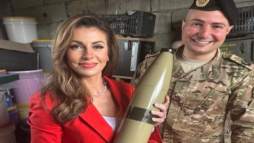 المبعوثة الأميركيّة مورغان أورتاغوس تنشر صورة لها وهي تحمل صاروخاً قيل أنّه إيراني الصنع يدعى "حسيب فجر 1" وبجانبها ضابط لبناني: "كل هذا في يوم عمل"