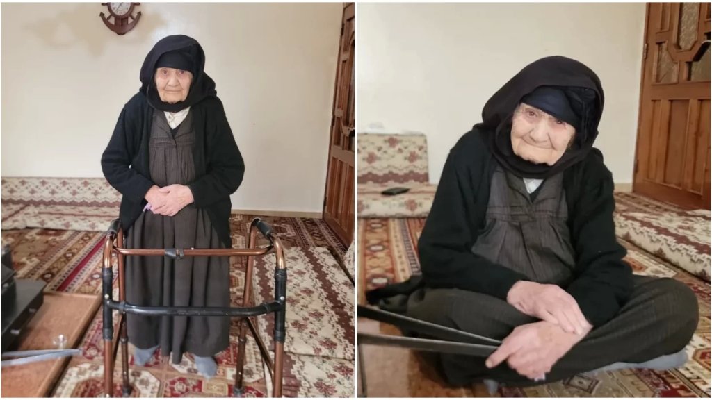 عمرها 105 سنوات ولديها 155 حفيد وابن حفيد...الحاجة سعديّة حجيري تتحدث عن &quot;إيام زمان&quot;: كنا عايشين على البركة بس مبسوطين والحياة كانت غير هلق