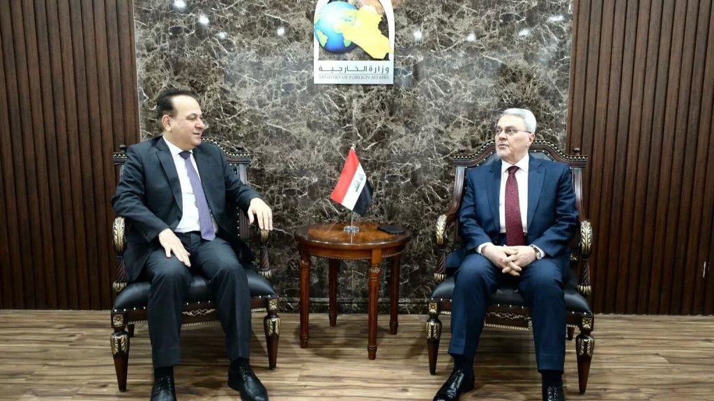 العراق يستدعي السفير اللبناني للتعبير عن الانزعاج من تصريحات الرئيس جوزيف عون عن "الحشد" : العراق لم يتوانَ يومًا عن دعم لبنان ومن غير المناسب إقحامه بالخلافات الداخلية اللبنانية