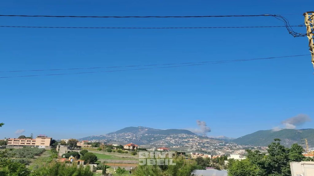 غارات على جبل الرفيع وتلة مليتا في إقليم التفاح وعلى بصليا عند أطراف جباع   