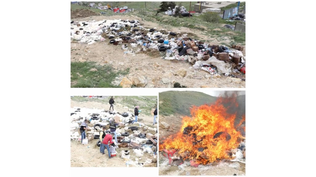 بالصور/ قوى الأمن تُتلف كميّة كبيرة من المواد المُخدّرة في مكبّ ضهر البيدر المستحدث... من بينها أكثر من نصف طن من "حشيشة الكيف"، و54,864 كلغ "ماريجوانا"و37,849,362 حبّة "كبتاغون"!