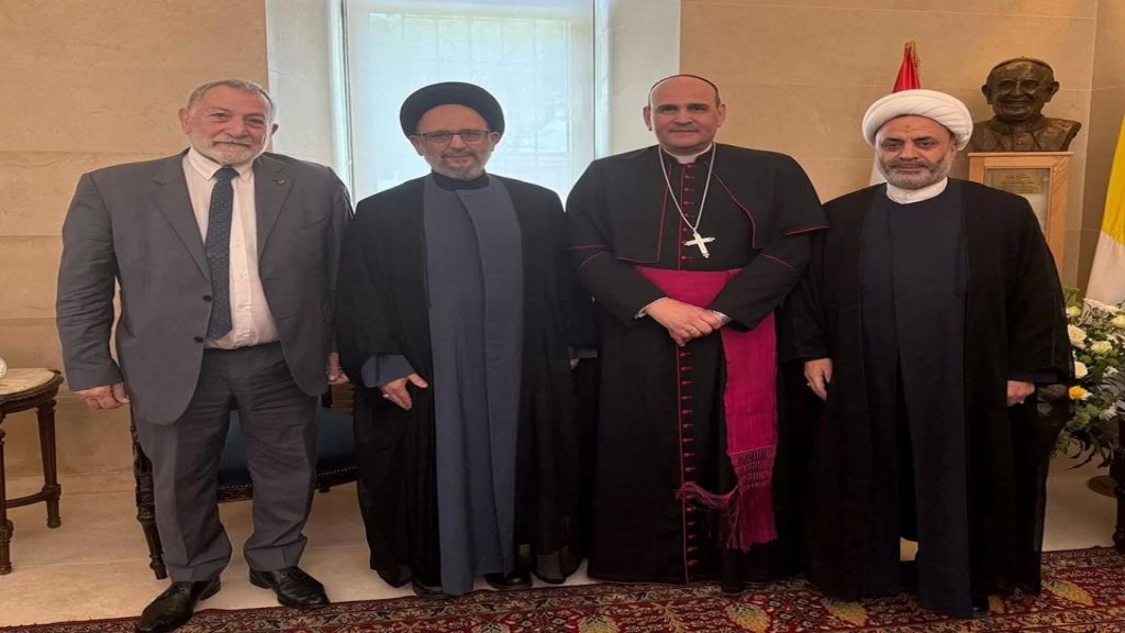 السيد علي فضل الله زار السفارة البابوية معزيا: لقد رأينا في البابا فرنسيس تجسيدًا للصورة التي قدمها الإمام علي عن السيّد المسيح