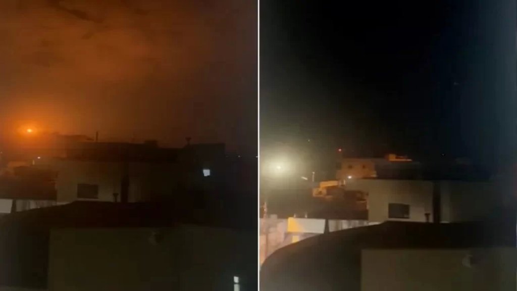 سلسلة غارات معادية على الحدود الشرقية اللبنانية - السورية