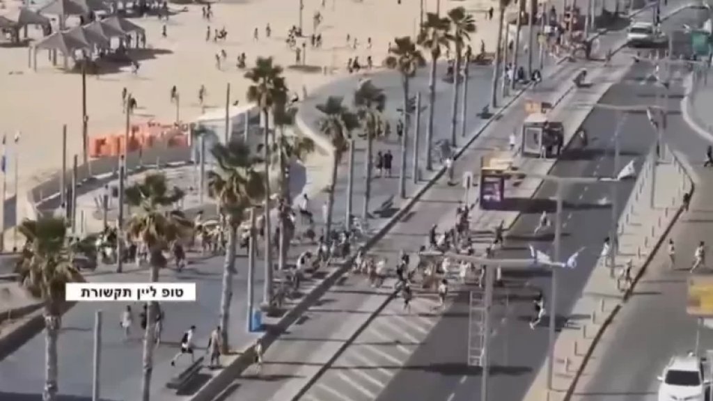 بالفيديو/ مشاهد توثق هلع الإسرائيليين وتوقف مطار بن غوريون عن العمل بسبب صاروخ يمني