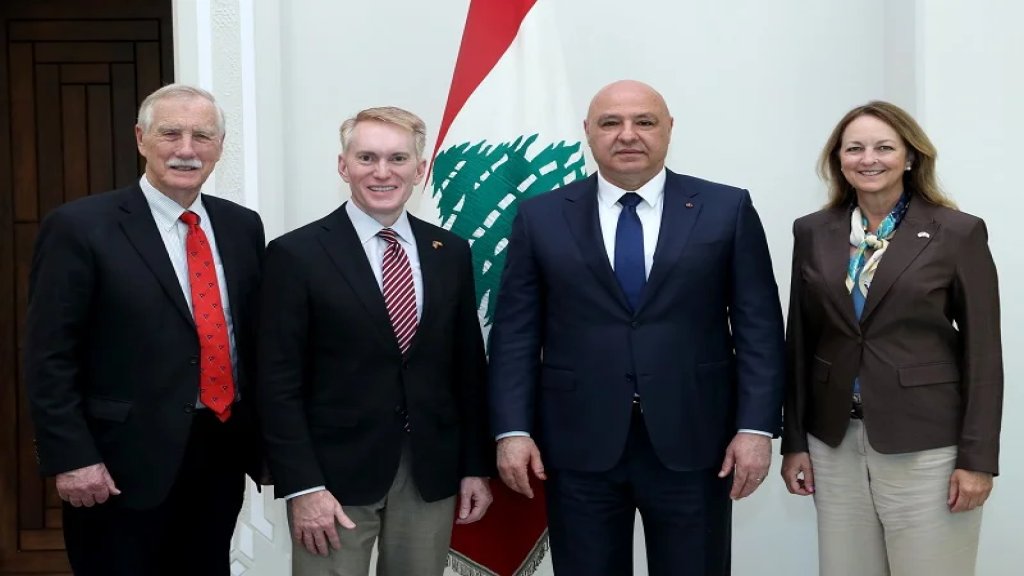 الرئيس عون لوفد أميركي: منتصف الشهر المقبل موعد بدء العمل في 3 مخيمات فلسطينية لمعالجة مسألة وجود السلاح فيها