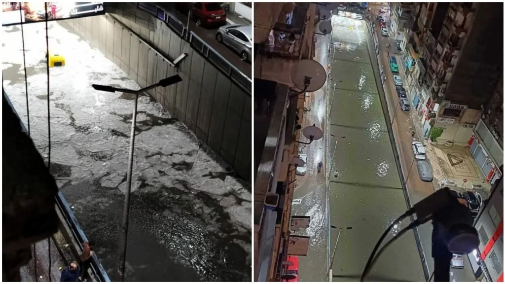 ليلة جنونية ومرعبة في الإسكندرية.. عاصفة غير مسبوقة ورياح قوية وثلوج وإعلان حالة الطوارئ!