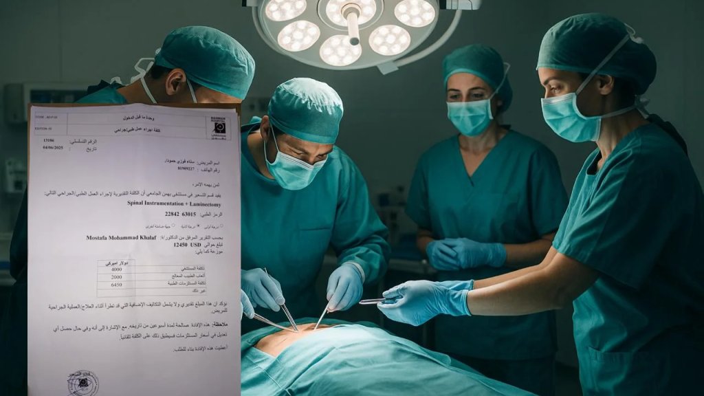 عملية عاجلة في العمود الفقري تنقذها من الشلل.. الوقت يداهم الأم سناء وزوجها السيد حسين بزي يناشد أناء بنت جبيل والخيرين في لبنان والاغتراب لاستكمال المبلغ المتوجب للعملية