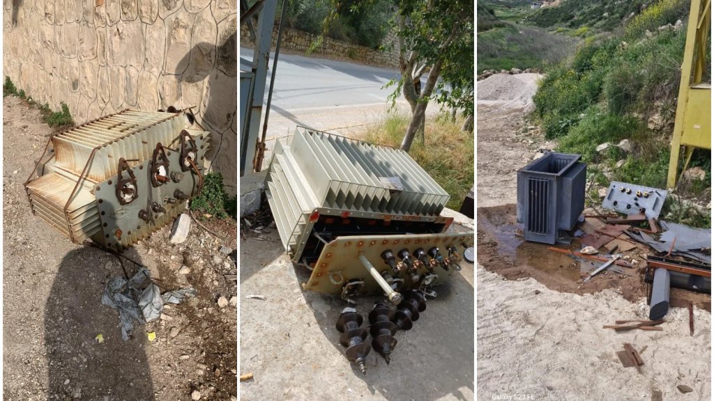 13 عملية سرقة لمحولات الكهرباء في وادي السلوقي منذ وقف إطلاق النار.. و10 بلدات بدون كهرباء ومياه بسببها!