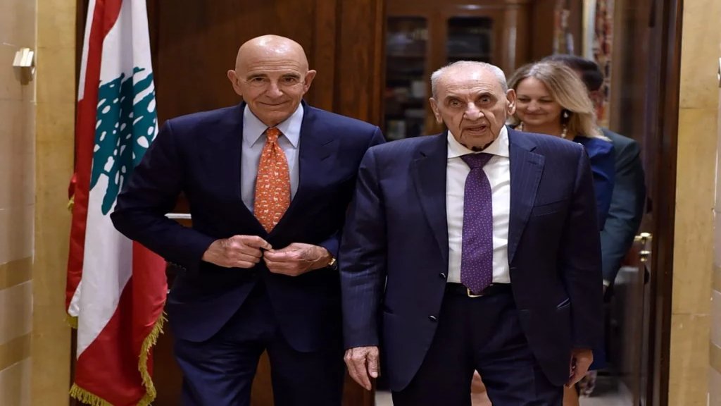 الرئيس بري لـ"مستر توم": هل تعتقد أن ما تقوم به "إسرائيل" يسمح لأحد القول إنها تريد حقًا وقف إطلاق النار&hellip; وماذا أنتم فاعلون معها حتّى نقول إن الاستقرار حاصل؟