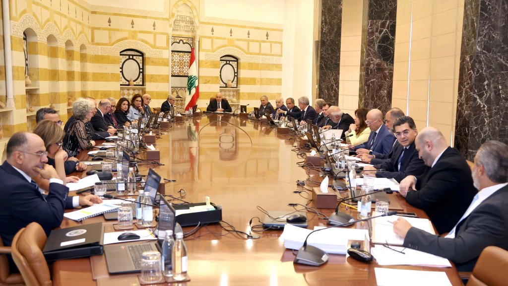 جلسة لمجلس الوزراء بعد ظهر الخميس لاستكمال النقاش في بند السلاح