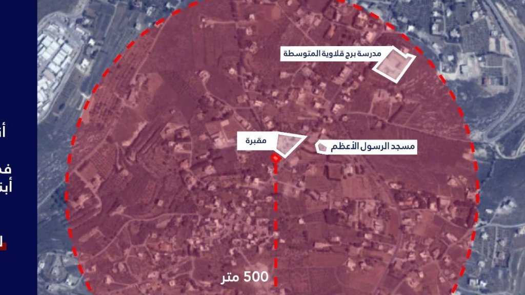بالصور/ تهديدات "إسرائيلية" جديدة بإستهداف مبانٍ في الشهابية وبرج قلاويه
