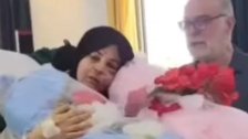 بالفيديو/ اللقاء الأخير...الزوجة والأم الجريحة أماني بزي تودع زوجها واولادها الشهد|ء