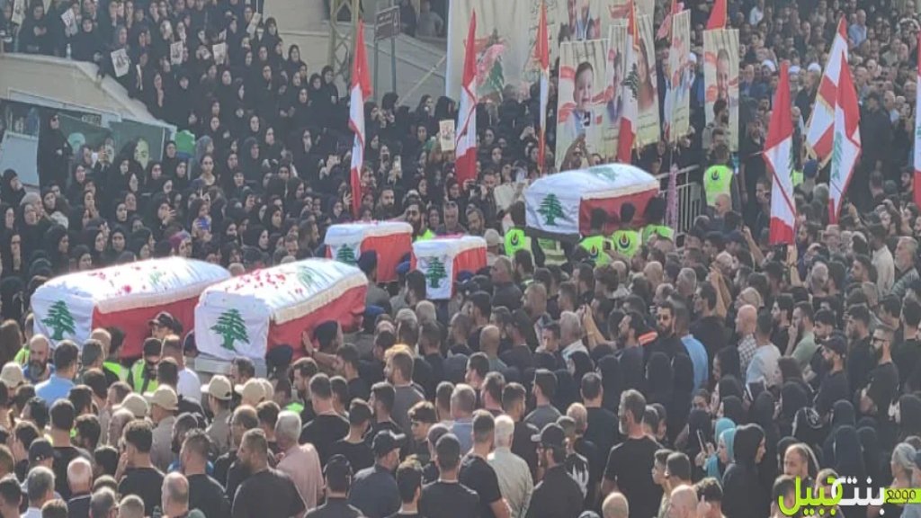 بالفيديو/ بنت جبيل تودّع شهداءها&hellip; والجرح مفتوح على مساحة الوطن!