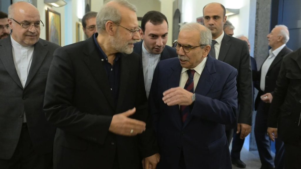 سلام يستقبل لاريجاني: استقامة العلاقات اللبنانية &ndash; الإيرانية ينبغي أن تقوم على أسس الاحترام المتبادل لسيادة كل من الطرفين وعدم التدخل في الشؤون الداخلية