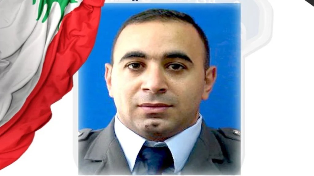 قوى الأمن تنعي شهيــ المعاون أول محمد جابر الذي ارتقى أمس في محلة طريق المطار أثناء تأديته واجبه وتعلن توقيف الفاعل