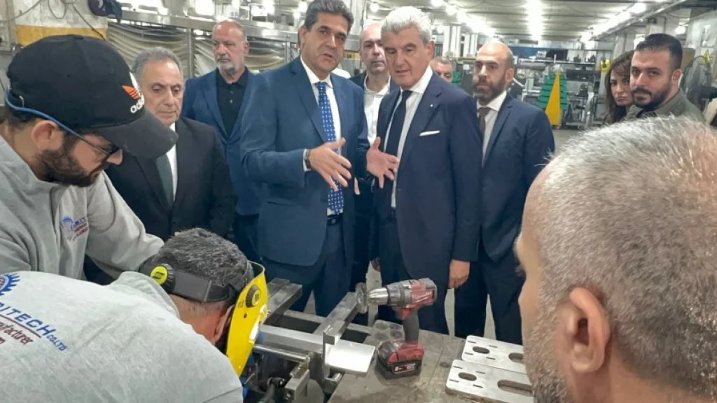 وزير الصناعة في جولة صناعية كسروانية: مياه تنورين نظيفة وكانت زوبعة في زجاجة