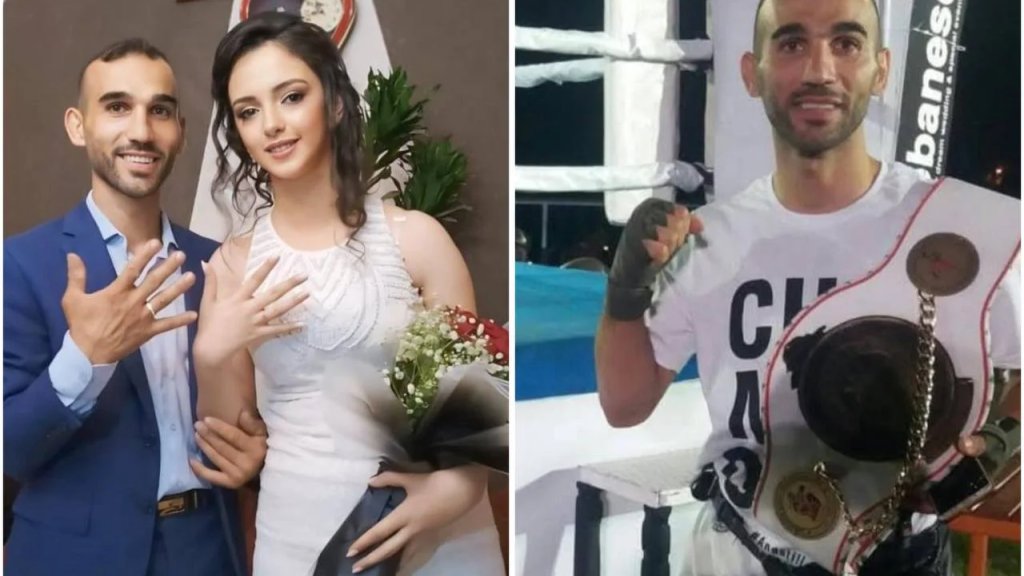 فاجعة في بلدة العبادية.. رحيل بطل الكيك بوكسينغ والمواي تاي ربيع زهر وزوجته هاجر عمر إثر حادث انقلاب شاحنة مأساوي قرب منزلهم!