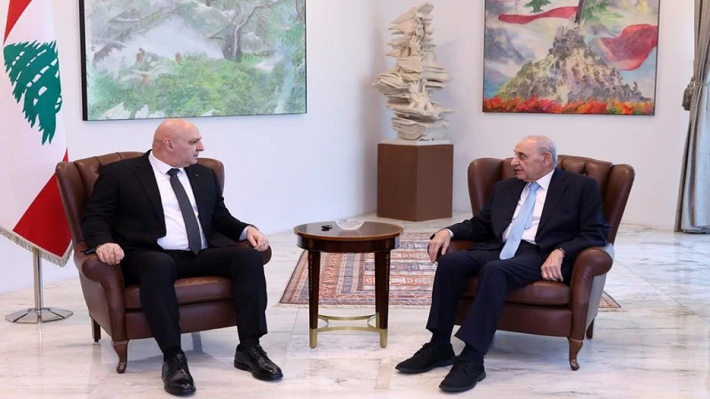 الرئيس بري مغادراً قصر بعبدا: اللقاءات دائماً ممتازة مع فخامة الرئيس