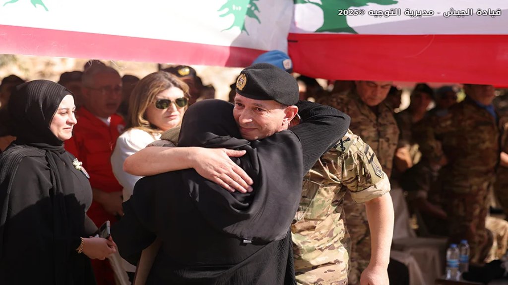 بالصور/ في الذكرى الأولى لاستشهـاده... قائد الجيش يفتتح ثكنة المقدّم الشهـيد محمد فرحات في كفردونين