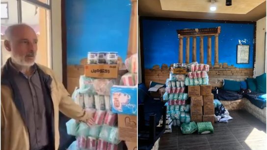 بالفيديو/ هذا ما هو موجود في مركز بلدية بليدا.. ورئيس البلدية: هذا هو العتاد الحربي!