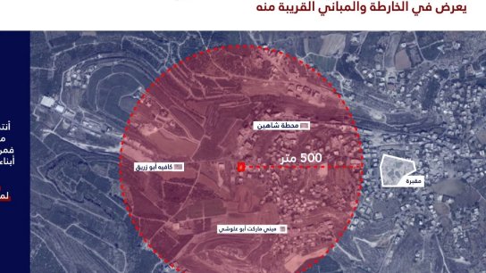 بالصور/ تهديدات &quot;إسرائيلية&quot; بإستهداف مبانٍ في الطيبة وطيردبا
