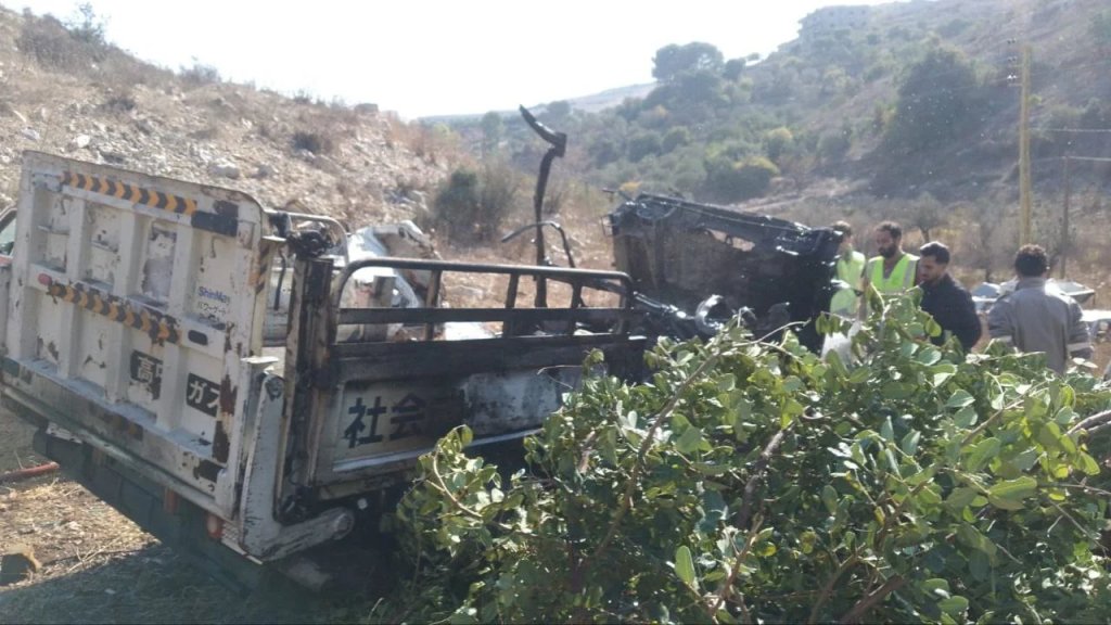 شهيد بغارة معادية على "بيك اب" بين الصوانة وخربة سلم