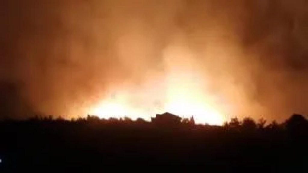 بالفيديو/ مشاهد مروعة من الحريق الكبير في خراج بلدات المطلة والجليلية وتلة حصروت والزعرورية
