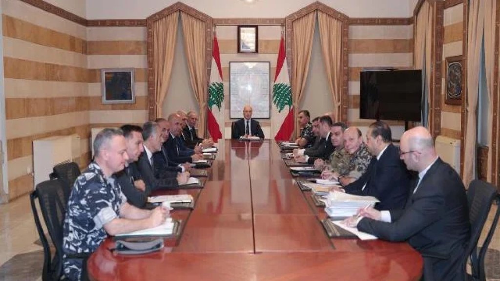 وزير الداخلية شدد خلال اجتماع مجلس الأمن المركزي على ضبط المخيمات والتحقيق في الحرائق الأخيرة والتحضير لزيارة البابا