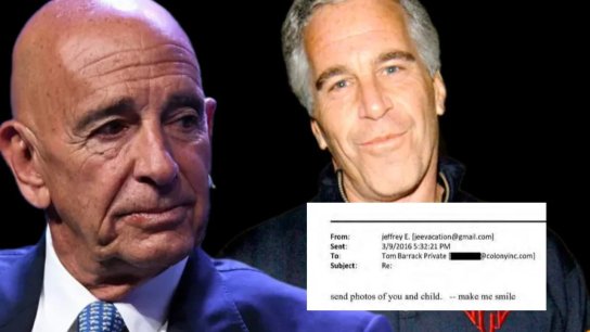 رسائل تكشف علاقة ودية جمعت براك وإبستين الذي أدار شبكة واسعة للاتجار الجنسي في جزيرته الشهيرة: "أرسل صوراً لك وللطفل - اجعلني أبتسم"