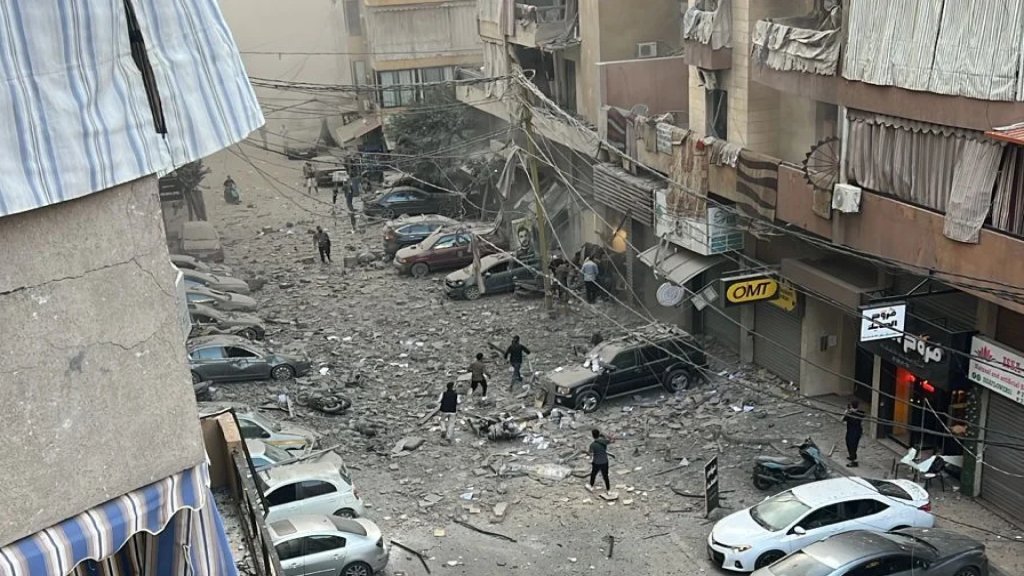 حصيلة نهائية للغارة على الضاحية الجنوبية: خمسة شهداء وثمانية وعشرون جريحاً