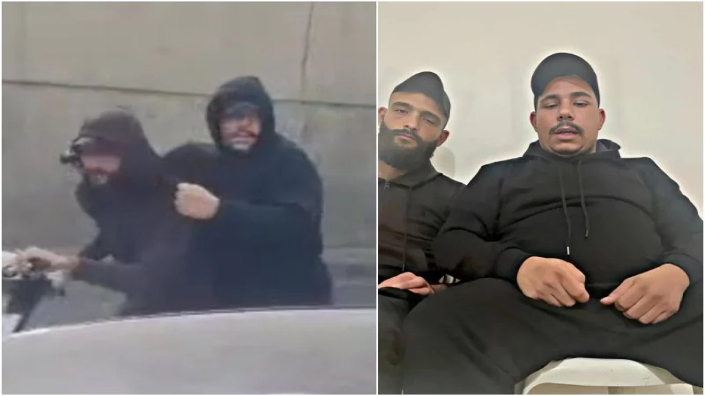 قبل توقيفهما بدقائق&hellip; المتهمان بعملية السلب على طريق المطار ينفيان عبر فيديو لـ&quot;وينيه الدولة&quot; القصة المتداولة من دون أن يبرّرا سبب لباسهما!