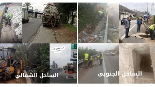 وزارة الأشغال ترفع جاهزيتها لمواجهة المنخفض الجوي