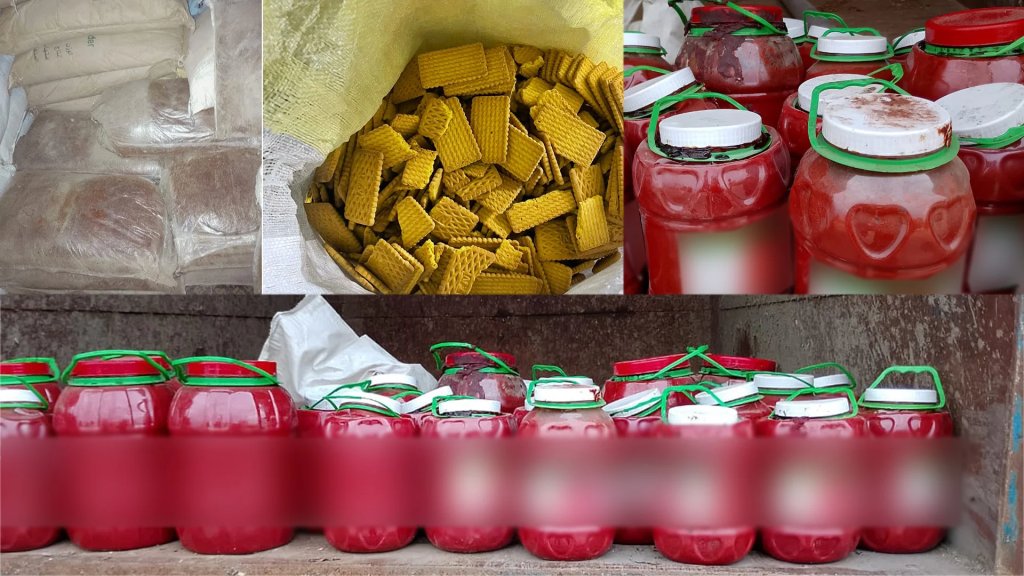 ضبط أطنان من المواد الغذائية الفاسدة والمنتهية الصلاحية مستودع في برالياس