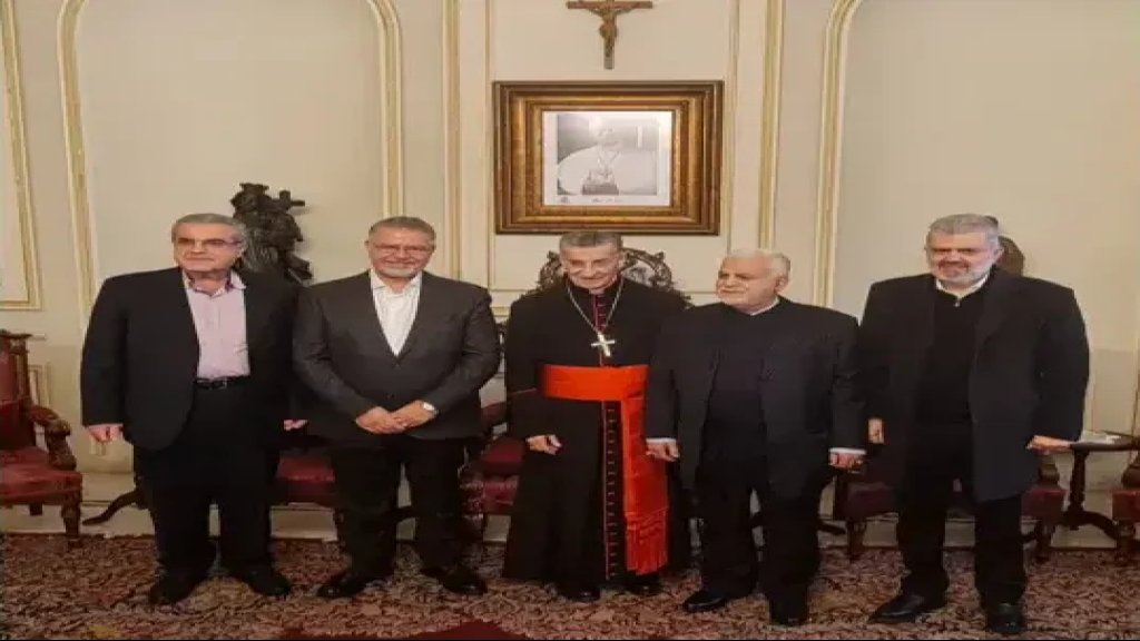 الراعي يلتقي وفدًا من حزب الله في بكركي