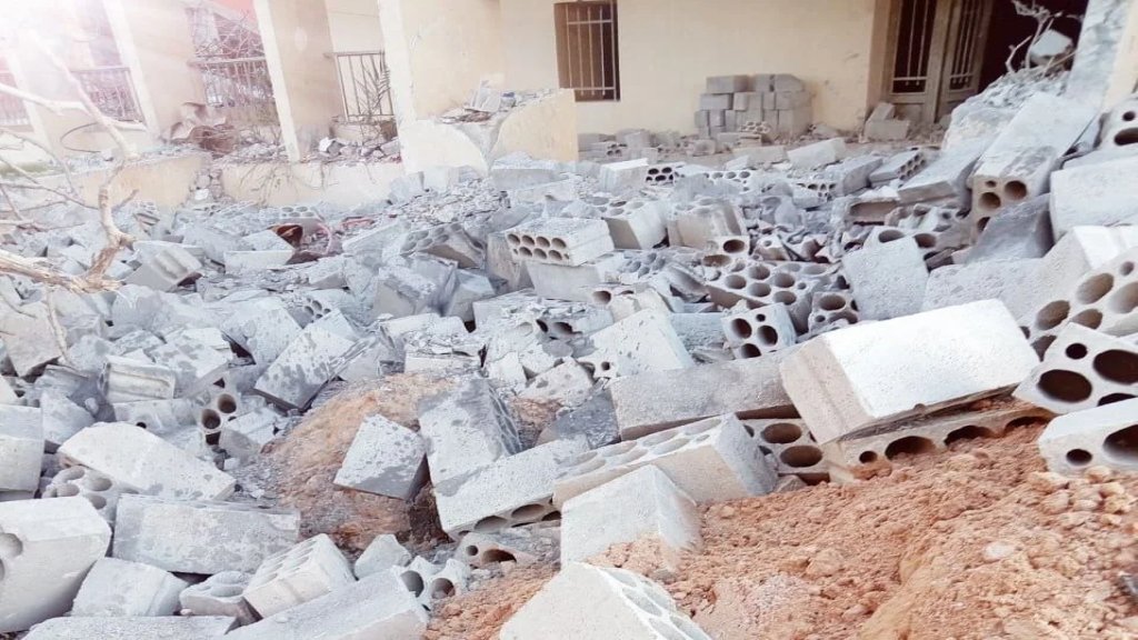 مسيّرة استهدفت ورشة قيد الإنشاء في الطيبة