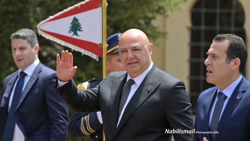 رئيس الجمهورية أمام السلك الديبلوماسي: رصاصة واحدة لم تطلق من لبنان خلال سنة من رئاستي ونحرص على عدم زج لبنان في مغامرات دفعنا ثمنها الكثير 