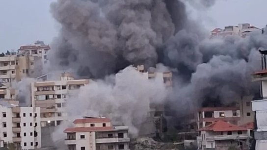 فيديوهات/ مشاهد توثق لحظات الغارات العنيفة التي استهدفت قناريت والكفور وجرجوع