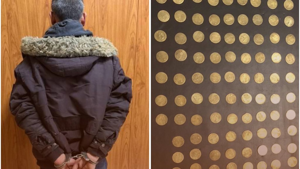 أقدم بالاشتراك مع شخص آخر متوار على بيع 120 ربع ليرة ذهبية مزيفة.. توقيف سوري في بلدة كفور العربي أثناء محاولته الفرار إلى سوريا!