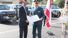 الجيش اللبناني يتسلّم عددًا من الآليات هبة من قطر