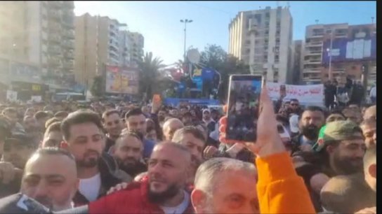 اعتصام لأهالي الموقوفين الاسلاميين في ساحة النور في طرابلس