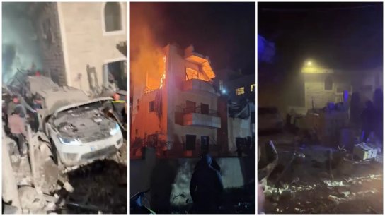 غارات إسرائيلية على مناطق مختلفة من البقاع ومجازر في تمنين التحتا وبدنايل ورياق 