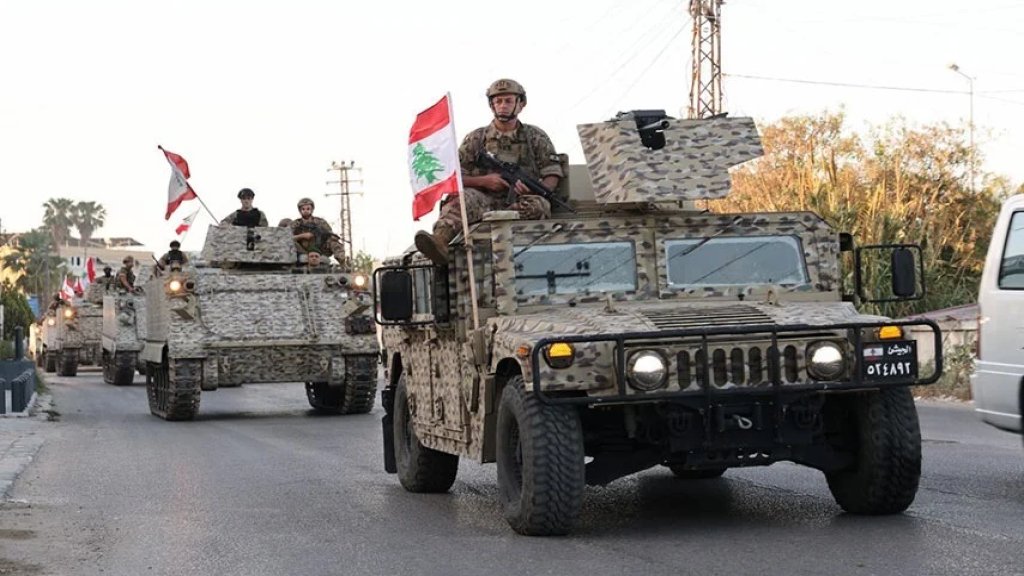 الجيش اللبناني عن الوفد العسكري اللبناني المقرَّر مشاركته في المفاوضات في البنتاغون: الضباط المكلّفين بالمهمة يمثّلون الوطن وهم ملتزمون بعقيدة الجيش