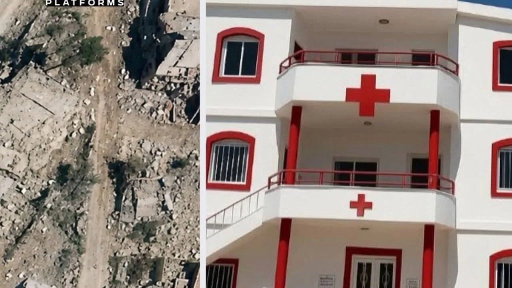 إسرائيل تهدم مقرّ الصليب الأحمر في مدينة بنت جبيل باستخدام الجرافات والآليات الثقيلة