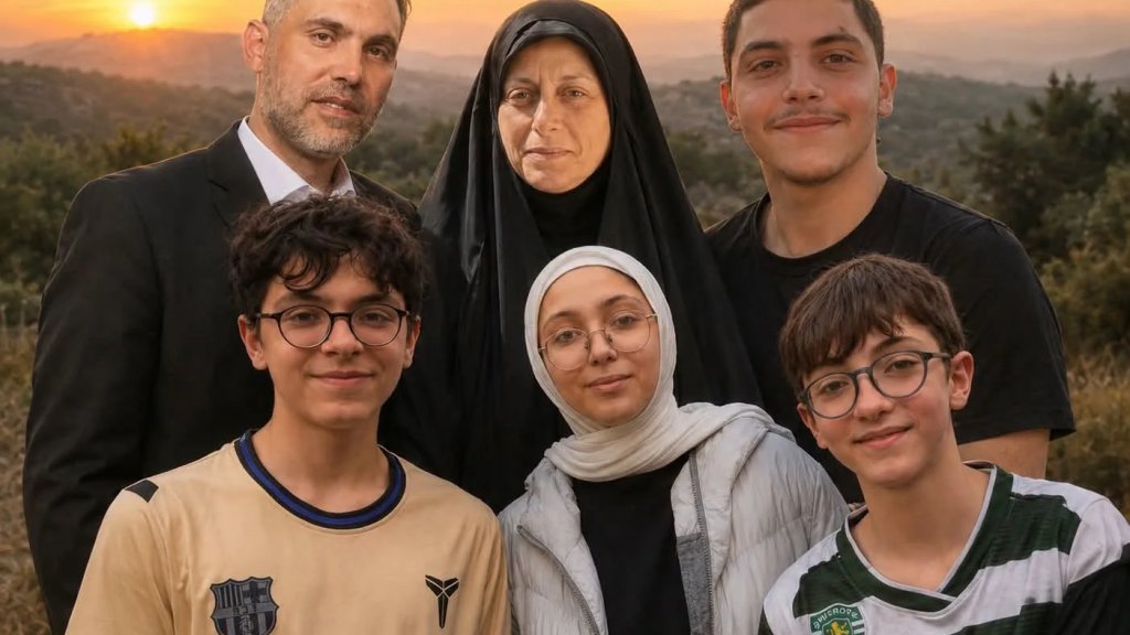 عائلة بأكملها قتلتها إسرائيل اليوم في انصار: الأب علي الحاج حسن، وزوجته المعلمة والمترجمة زينب ناصر الدين، وأولادهما الأربعة حسين وزهراء وعباس وحسن