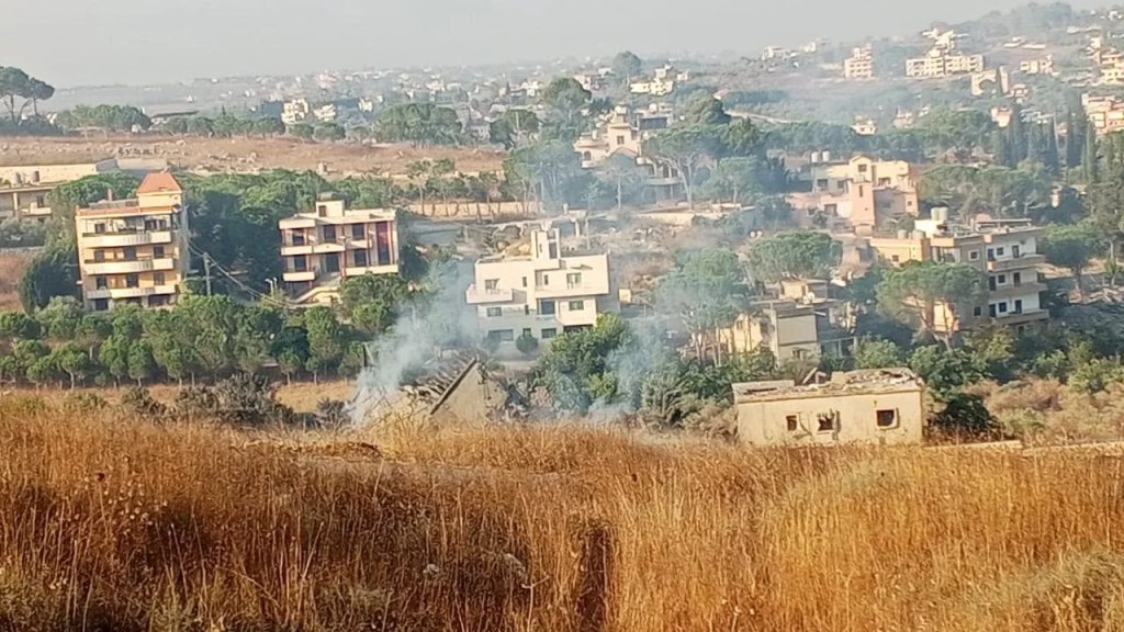غارة دمرت منزلا في النبطية الفوقا