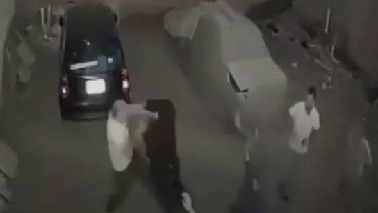 بالفيديو/ على طريقة &laquo;المصارعة الحرة&raquo;.. سيدة مصرية تطرح رجلاً أرضاً دفاعاً عن زوجها