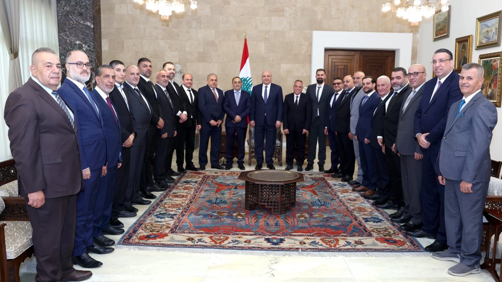 الرئيس عون : لا أحد يحمينا في لبنان إلا مؤسسات الدولة واللبنانيون، من أقصى الشمال إلى أقصى الجنوب والبقاع، تعبوا من حالة الحرب.